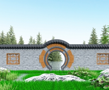 Chinese Style Building Component-ID:125772958