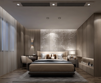 New Chinese Style Bedroom-ID:247420078