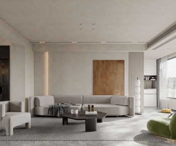 Wabi-sabi Style A Living Room-ID:857127904