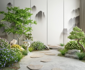 New Chinese Style Garden-ID:308454043