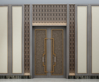 New Chinese Style Door-ID:257504947