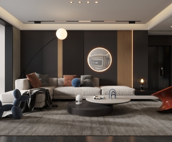 Modern A Living Room-ID:355005985