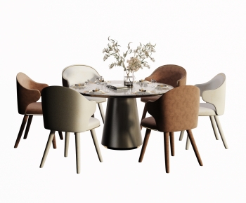 Modern Dining Table And Chairs-ID:768599549