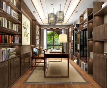 New Chinese Style Study Space-ID:810566904