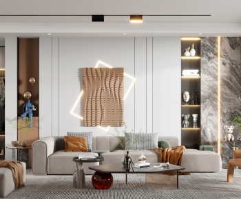 Modern A Living Room-ID:364952098