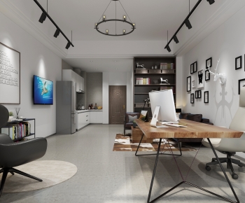 Modern Nordic Style Manager's Office-ID:835148102
