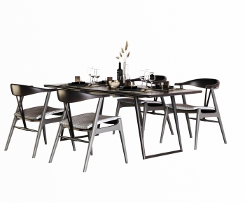 Modern Dining Table And Chairs-ID:257880934