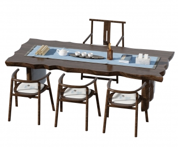 New Chinese Style Tea Tables And Chairs-ID:811427123