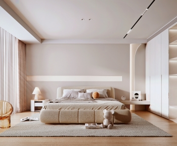 Modern Wabi-sabi Style Bedroom-ID:265233047