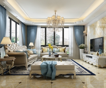 European Style A Living Room-ID:823788885
