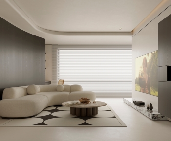 Modern Wabi-sabi Style A Living Room-ID:108784918