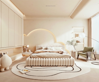 Wabi-sabi Style Bedroom-ID:945971076