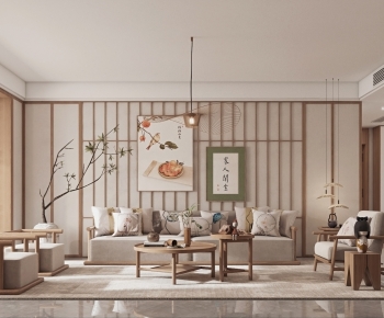Japanese Style A Living Room-ID:707874062