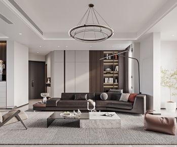 Modern A Living Room-ID:617028958