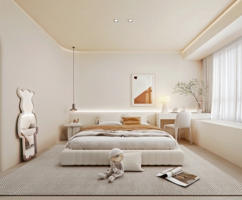 Wabi-sabi Style Bedroom-ID:270736936