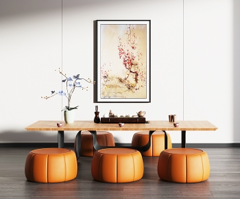 New Chinese Style Tea Tables And Chairs-ID:681181917