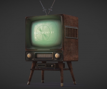 Industrial Style TV Set-ID:246028907