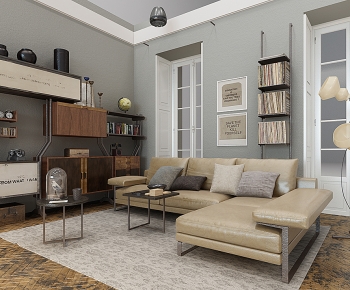 Industrial Style A Living Room-ID:119807968