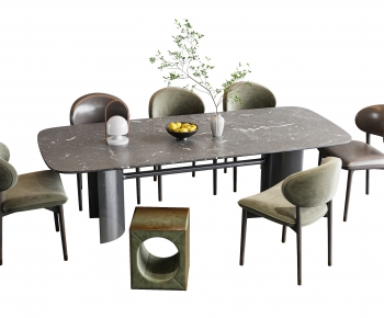 Modern Dining Table And Chairs-ID:506347895