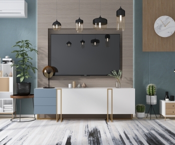 Nordic Style TV Cabinet-ID:162089116