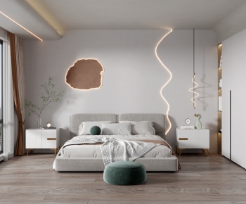 Modern Wabi-sabi Style Bedroom-ID:272773987