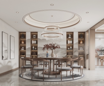 New Chinese Style Dining Room-ID:228176123