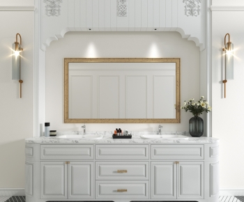 Modern Simple European Style Bathroom Cabinet-ID:281788115