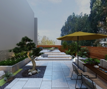 Modern Courtyard/landscape-ID:968200923
