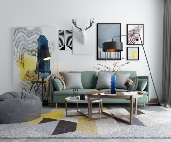 Nordic Style Sofa Combination-ID:906095986