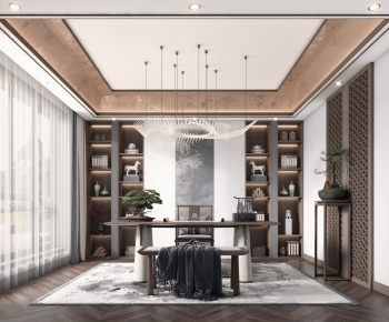 New Chinese Style Study Space-ID:112338075