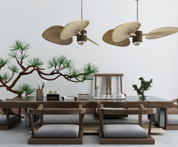 New Chinese Style Tea Tables And Chairs-ID:432449105
