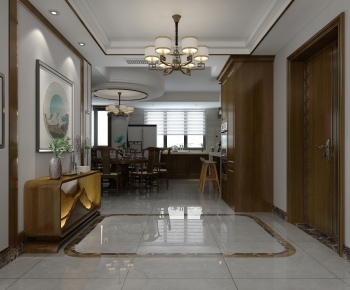 New Chinese Style Hallway-ID:266707909
