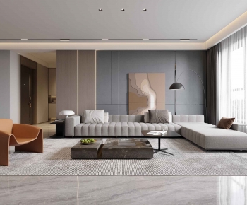 Modern A Living Room-ID:807449816