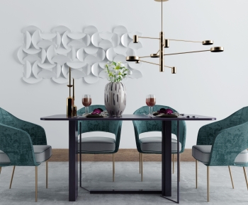 Nordic Style Dining Table And Chairs-ID:971127995