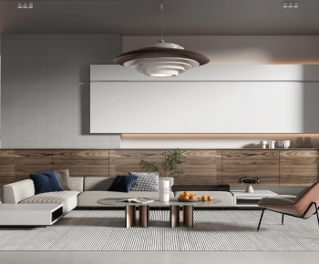 Modern A Living Room-ID:491625078