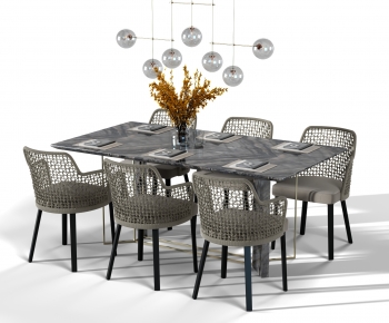 Modern Dining Table And Chairs-ID:325407035