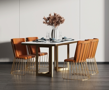 Modern Dining Table And Chairs-ID:139122016