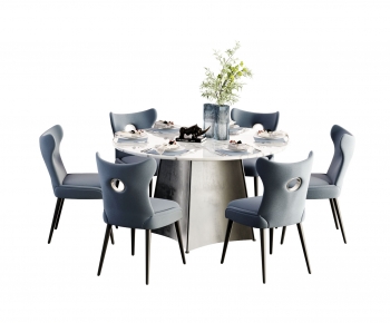 Modern Dining Table And Chairs-ID:596231947