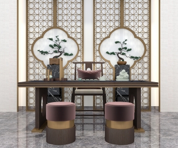 New Chinese Style Tea Tables And Chairs-ID:298789988