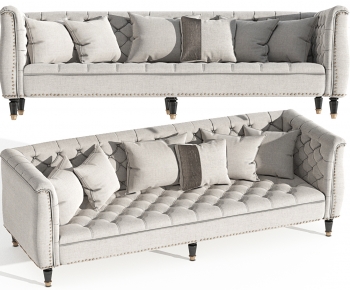 American Style Three-seat Sofa-ID:994616039