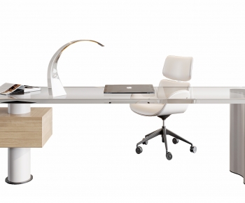 Modern Computer Desk And Chair-ID:339286096