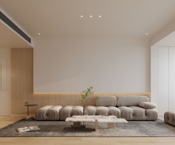 Modern Wabi-sabi Style A Living Room-ID:764446979