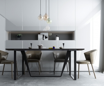 Modern Dining Table And Chairs-ID:726676944