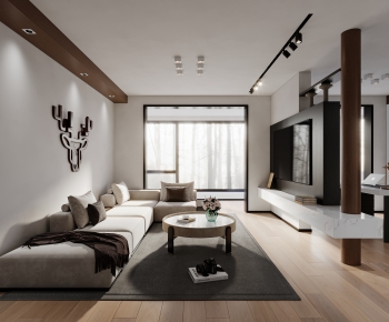 Modern A Living Room-ID:837312941