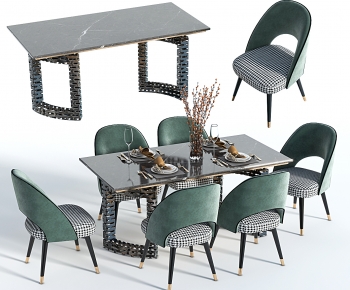 Modern Dining Table And Chairs-ID:446142916