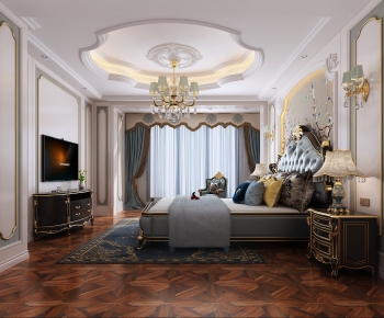 European Style Classical Style Bedroom-ID:534921883