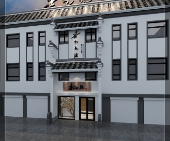 Chinese Style Facade Element-ID:888129952