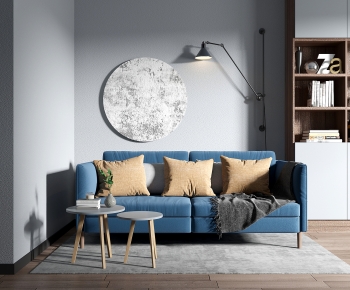 Nordic Style A Sofa For Two-ID:893415931
