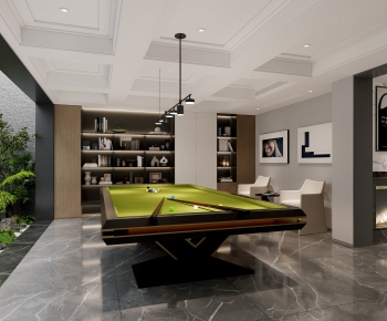 Modern Billiards Room-ID:471412906
