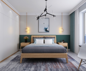 Nordic Style Bedroom-ID:609149939